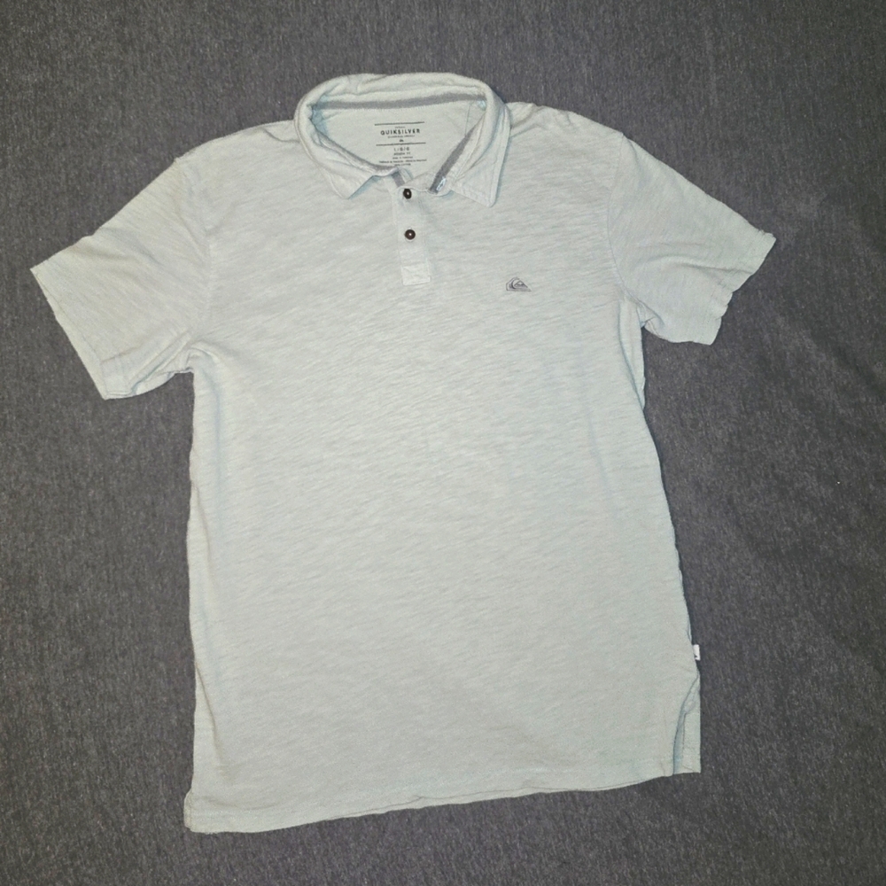 Mens L causal Quicksilver collared shirt